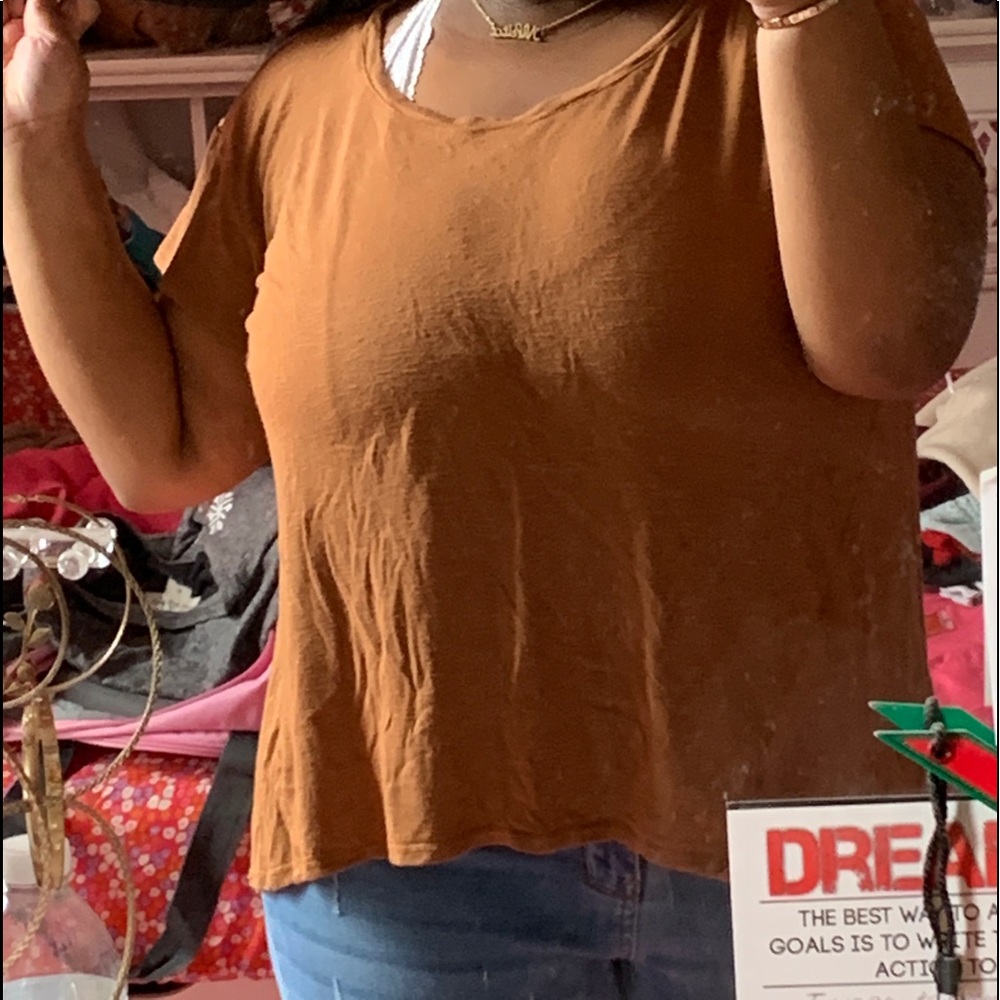A brown blouse!